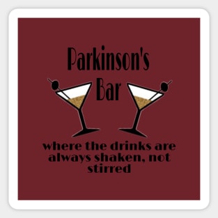Parkinsons bar Sticker